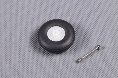 1500mm Moa front wheel set with black tire and white rim, includes metallic pin