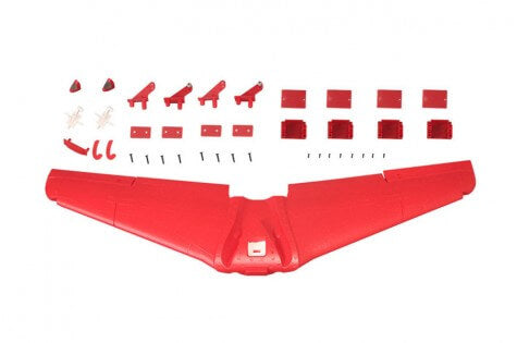 Red main wing set for 80MM BAE Hawk RC airplane