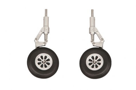 80MM BAE Hawk main landing gear set with detailed wheels