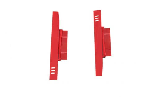 80MM BAE Hawk Front Landing Gear Cover components in red