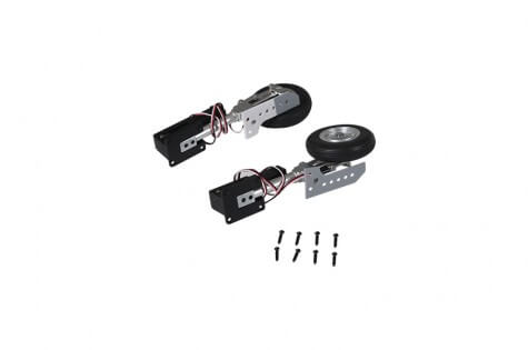 70MM A-10 Thunderbolt V2 landing gear system with wheels and screws