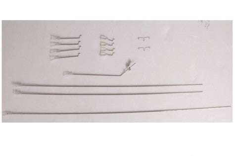 Linkage rods and connectors set for RC airplane models