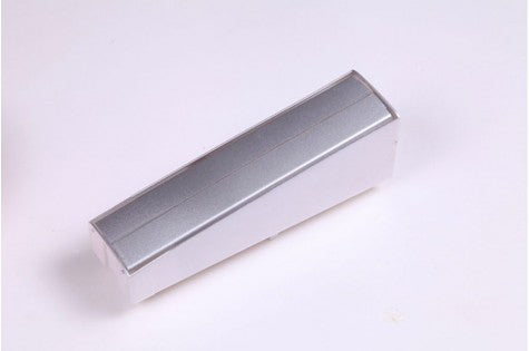 Rectangular silver packaging box for RC model parts