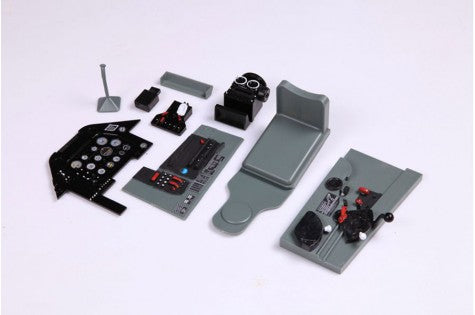 Cockpit parts for 1700mm P-51D Red Tail RC model