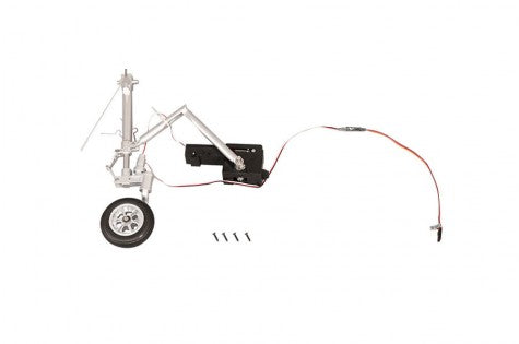 1700mm F7F Tigercat front landing gear assembly with wheel and actuator.