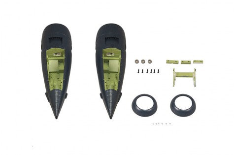 1700mm F7F Tigercat nacelles and parts for RC airplane assembly