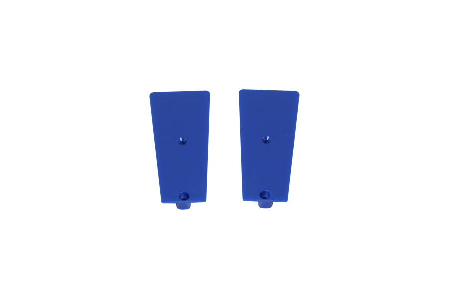 70MM Avanti V3 blue main landing gear covers for remote control aircraft