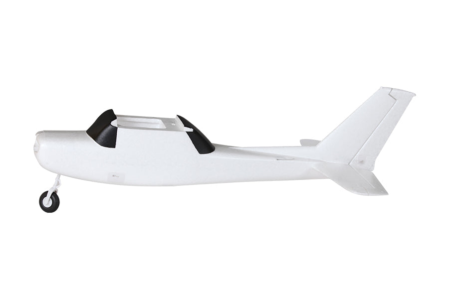 White fuselage of the 850mm Ranger RC airplane model