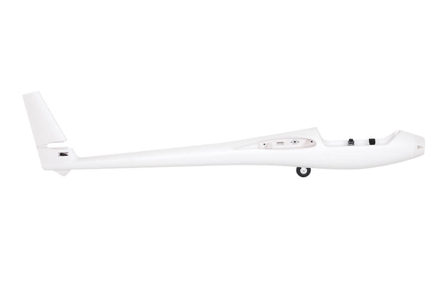2500mm ASW 17 RC glider fuselage in white