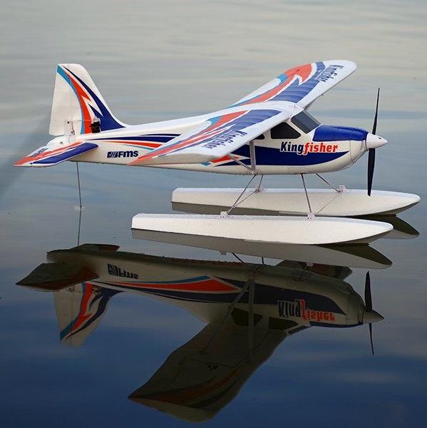 FMS 1400mm Kingfisher PNP with Reflex V2, Wheels, Floats, Skis, Flaps