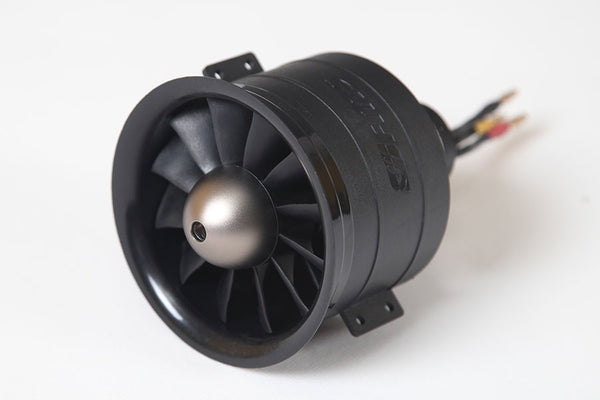 EDF System: 80mm Ducted fan (12-blade) with 3280-KV2100 inner runner motor (6S) V2