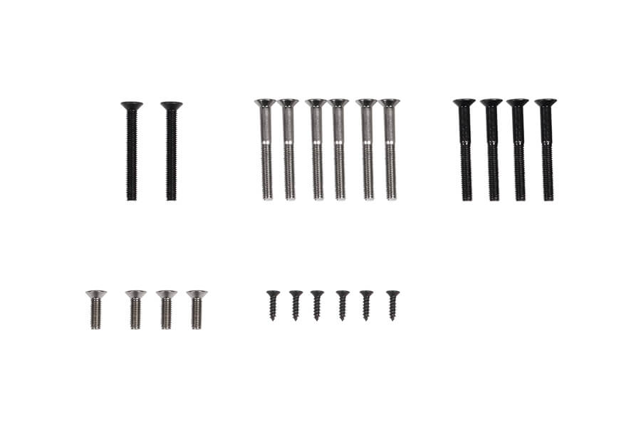 2000mm Beaver V2 RC model screws set, various sizes and types.