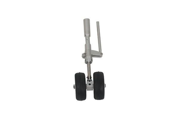 80mm Rafale front landing gear set with dual wheels and steering lever