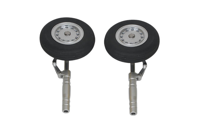 80mm Rafale main landing gear set with two wheels for RC flight models