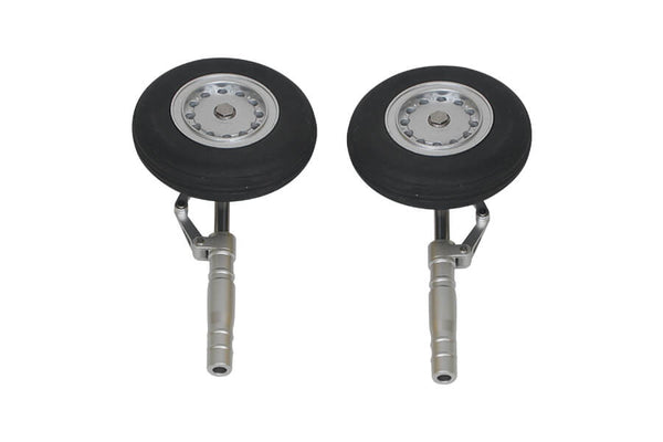 80mm Rafale main landing gear set with two wheels for RC flight models