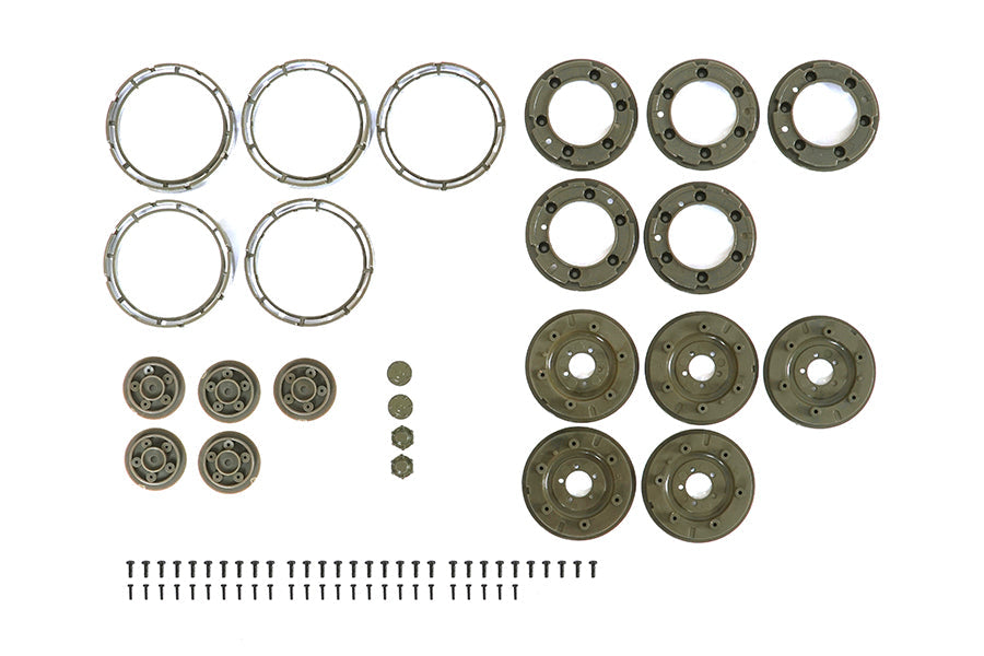 1:12 1941 MB Scaler wheels set with rims and screws