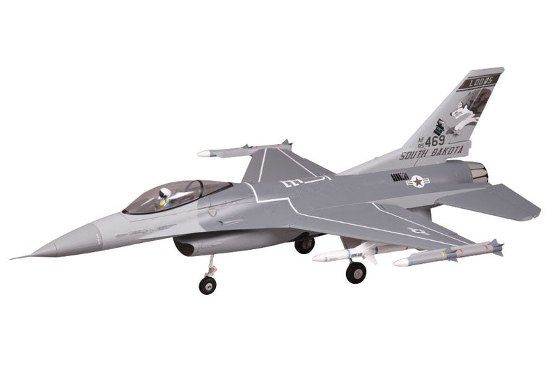 FMS EDF Jet 70mm F‑16C Fighting Falcon with Reflex V2, PNP (Only Shipped to Canada)
