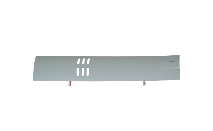 70mm J-11 front landing gear cover in gray with vent holes