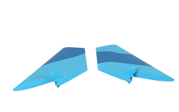 70mm SU-27 horizontal stabilizers in blue for RC airplane model