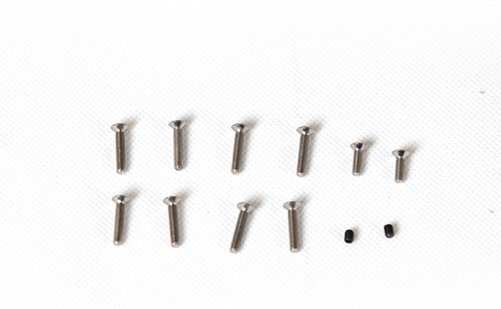 Screws set for 70mm SU-27 and J-11 RC models