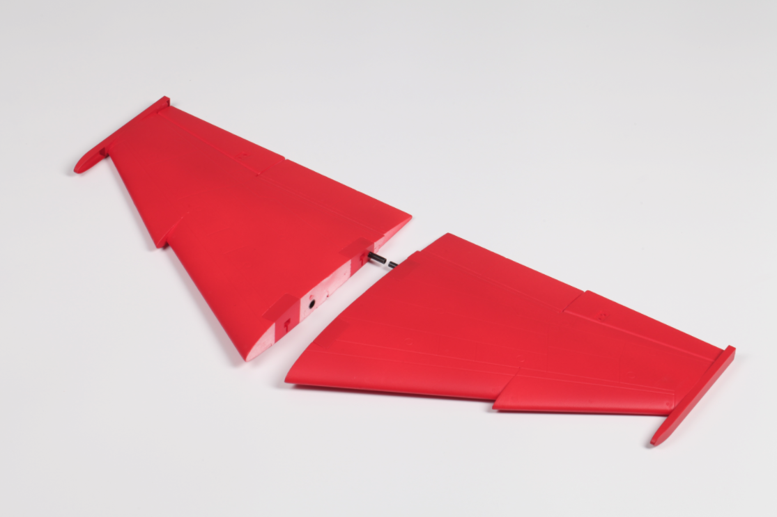 Red main wing set for 70mm Yak 130 V2 RC airplane