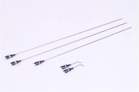 800mm F4U V2 linkage rods and connectors for RC airplane assembly