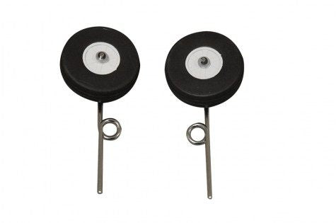 FMS 70MM Super Viper landing gear wheels with black rubber tires
