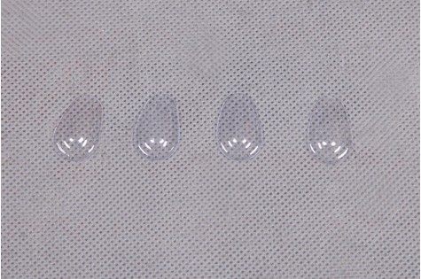 Transparent lens covers for RC models on fabric background