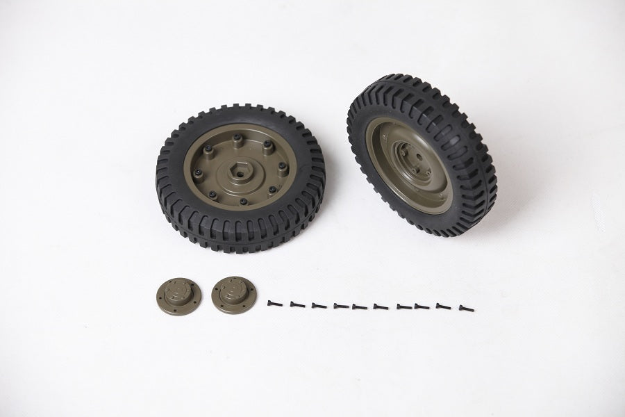 1941 MB scaler rear wheels assembly with screws and hubs for RC models