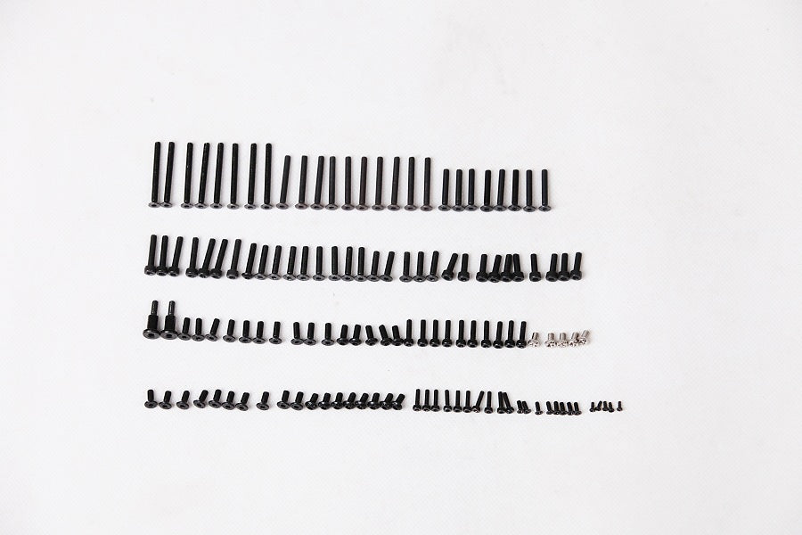Assorted black screws for 1:6 1941 MB scaler models
