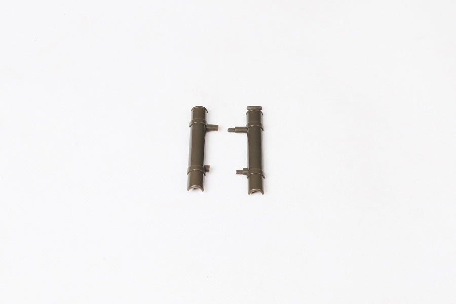 Brown RC compressor gun barrels for 1:6 scale models