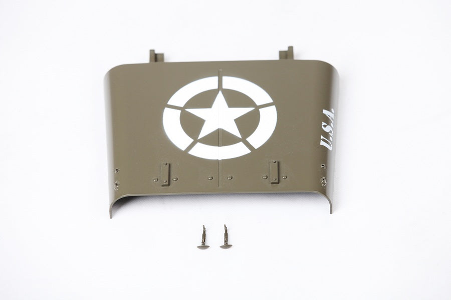 1:6 scale 1941 MB scaler hood with USA star insignia and screws