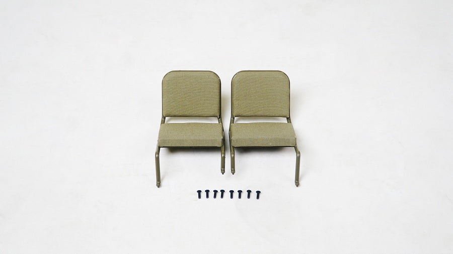 1:6 scale model front seats assembly with screws