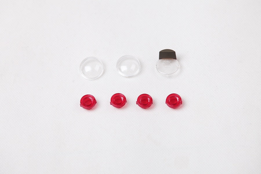 1:6 1941 MB Scaler lens set with clear and red lenses for RC model