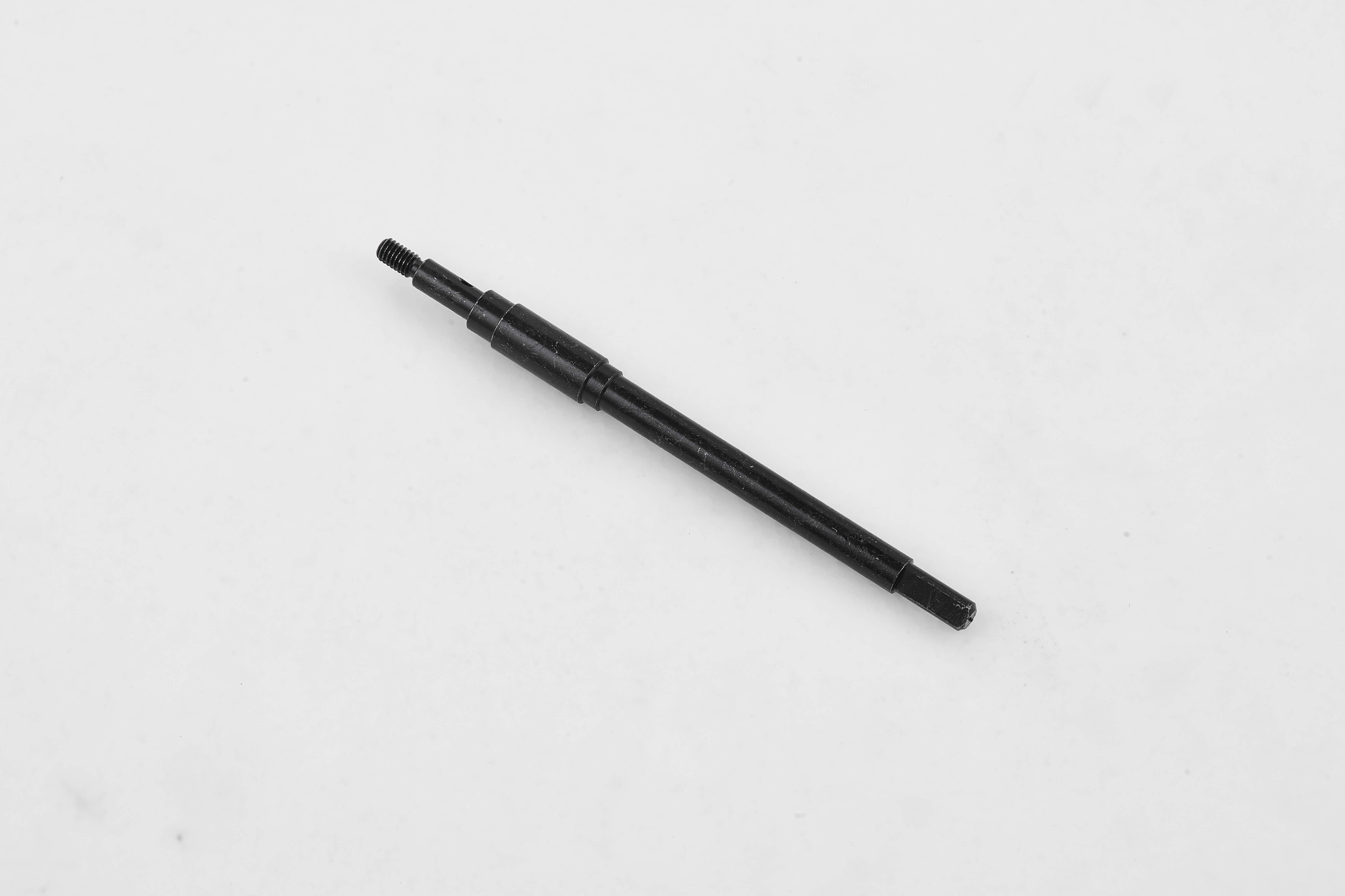 Black rear wheel shaft for 1:6 and 1:10 RC models