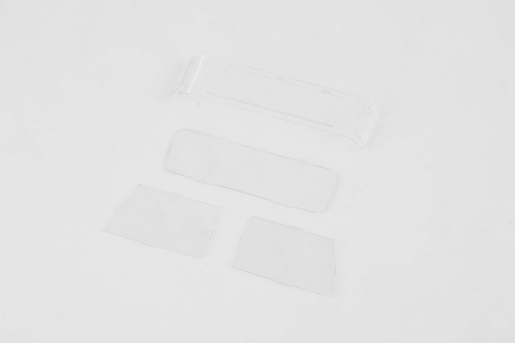 Transparent window panels for 1:12 Toyota FJ45 RC model