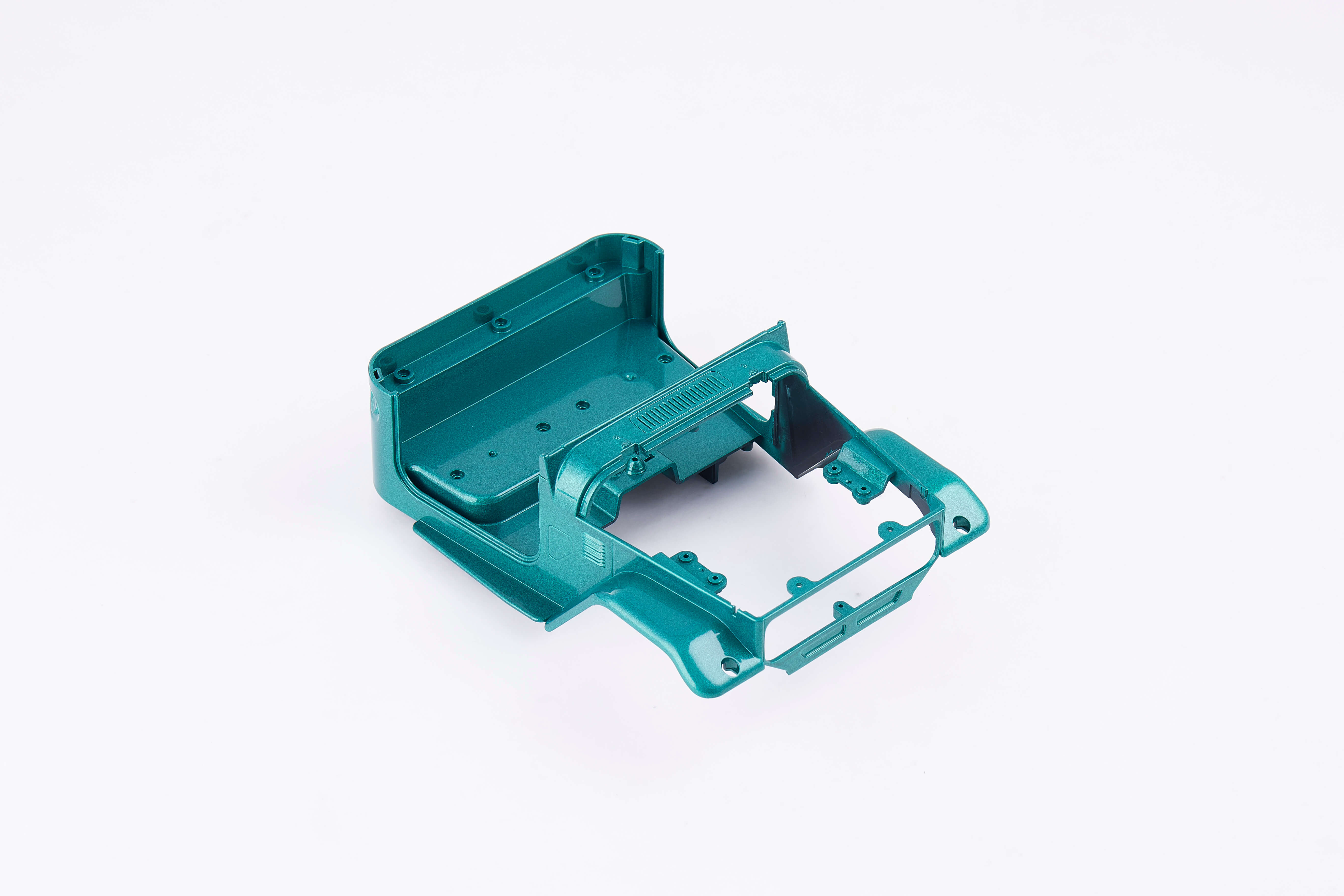 Teal body shell for 1:12 Toyota FJ45 RC car model