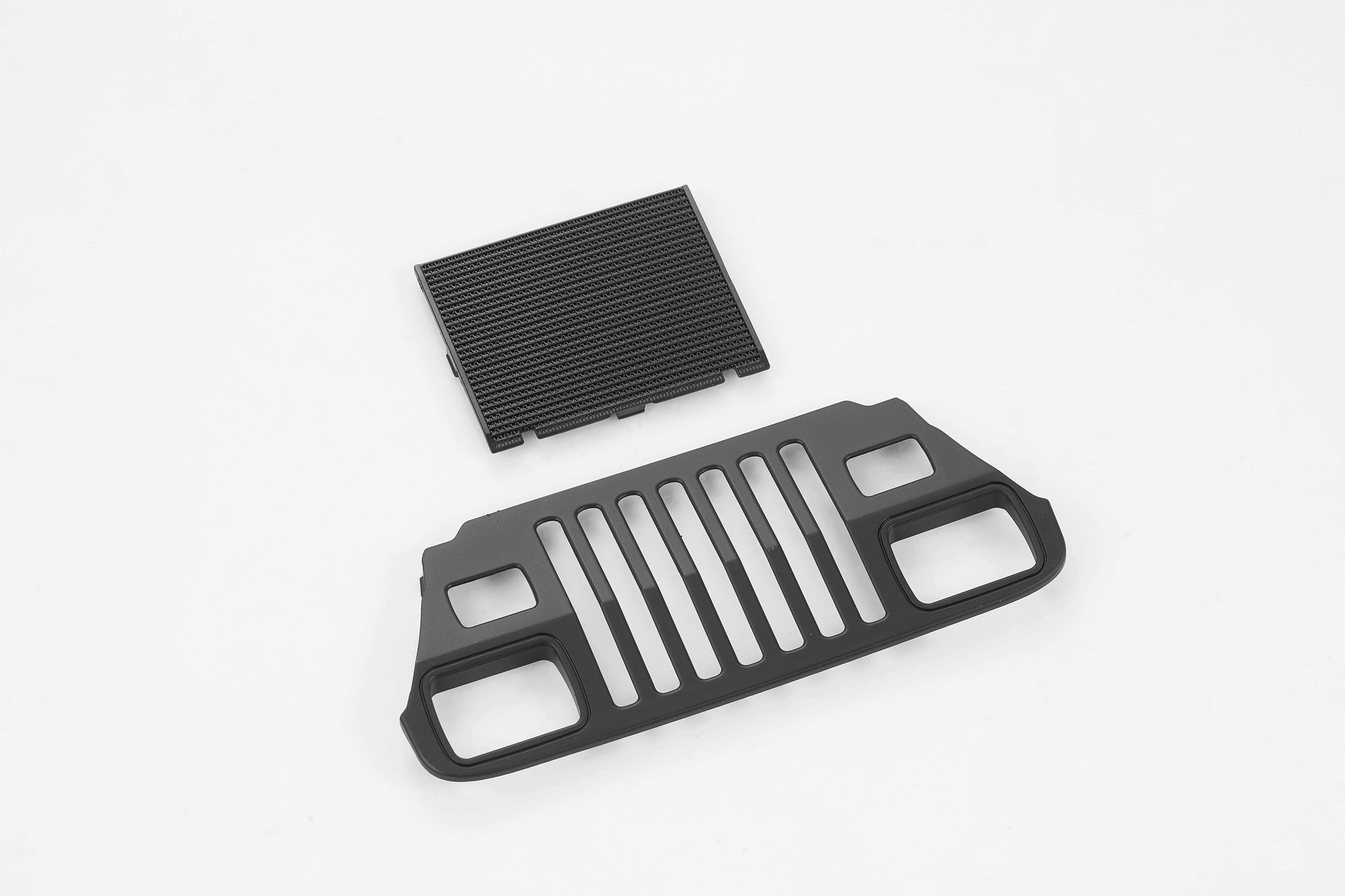 1:10 Mashigan Grille V1 RC car grille in black with textured surface