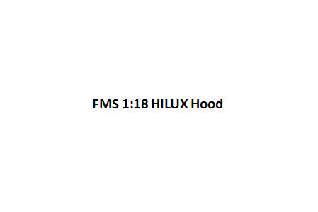 1:18 Hilux hood accessory for RC models by FMS, enhancing vehicle customization.