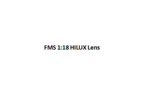 FMS 1:18 Hilux lens graphic with product name