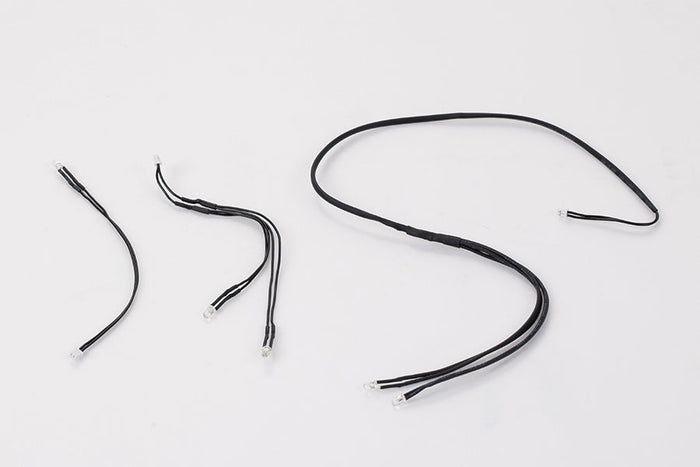 Set of black wires with LED connectors for RC model lighting