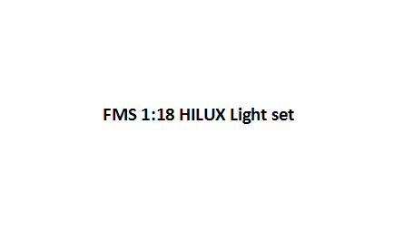 1:18 Hilux Light set