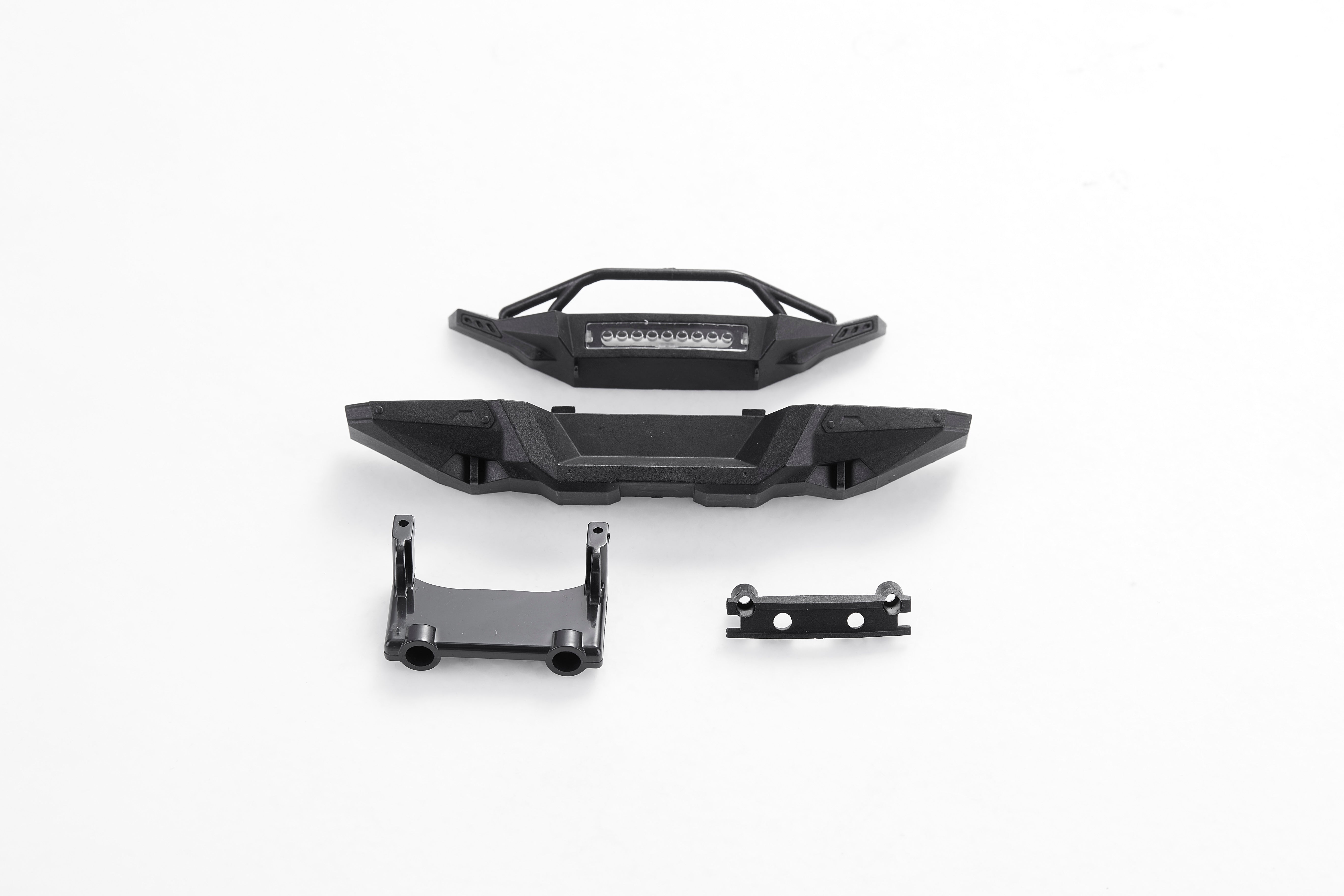 1/18 Cheyenne bumper set with front bumper, rear bumper, and LED light bar