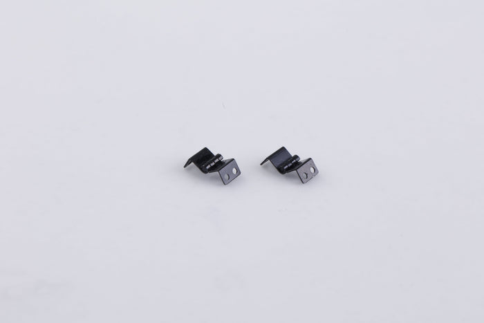 Black metal hood mount clips for RC models