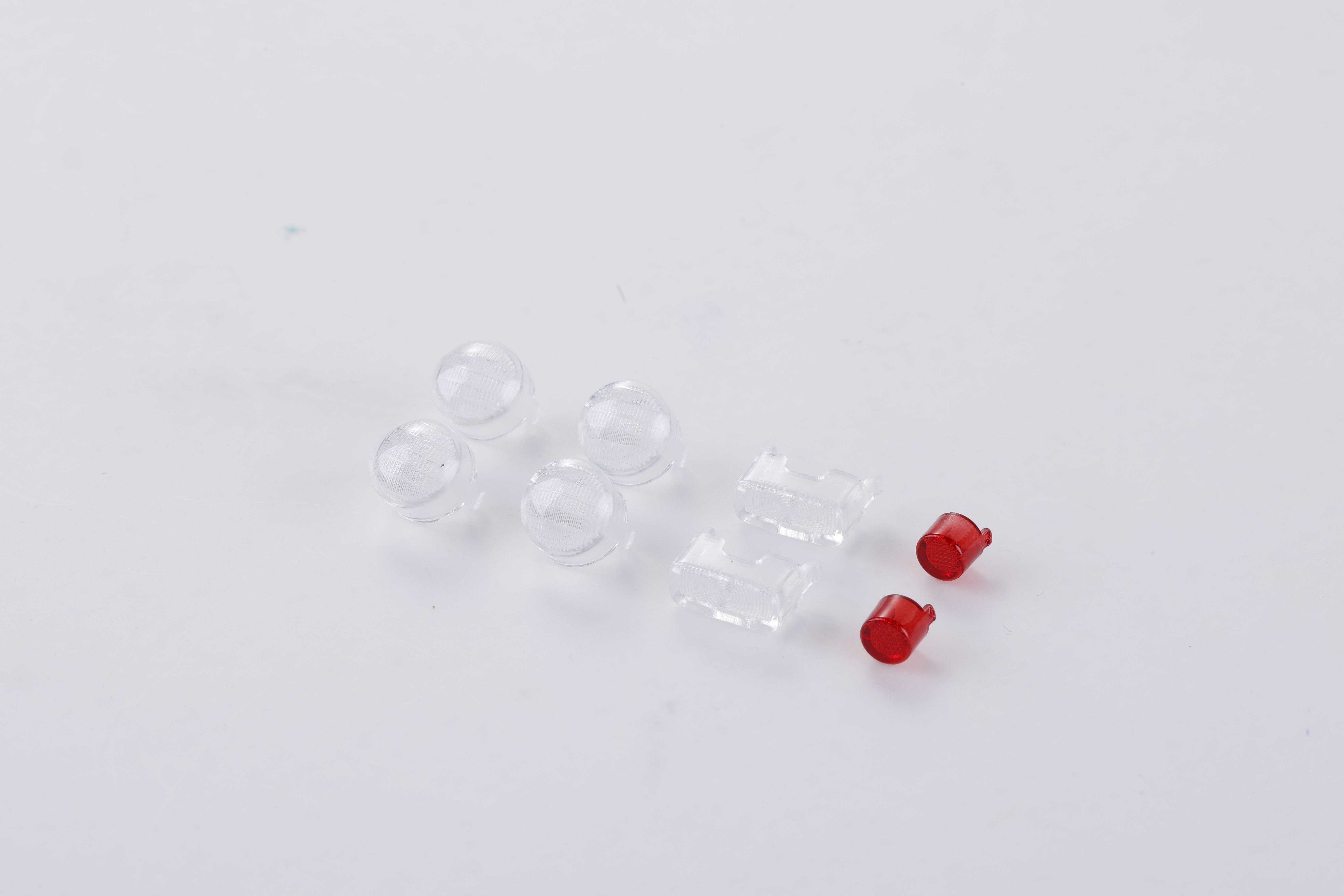 Apache 1:18 Lens Set with clear and red lenses for remote control models