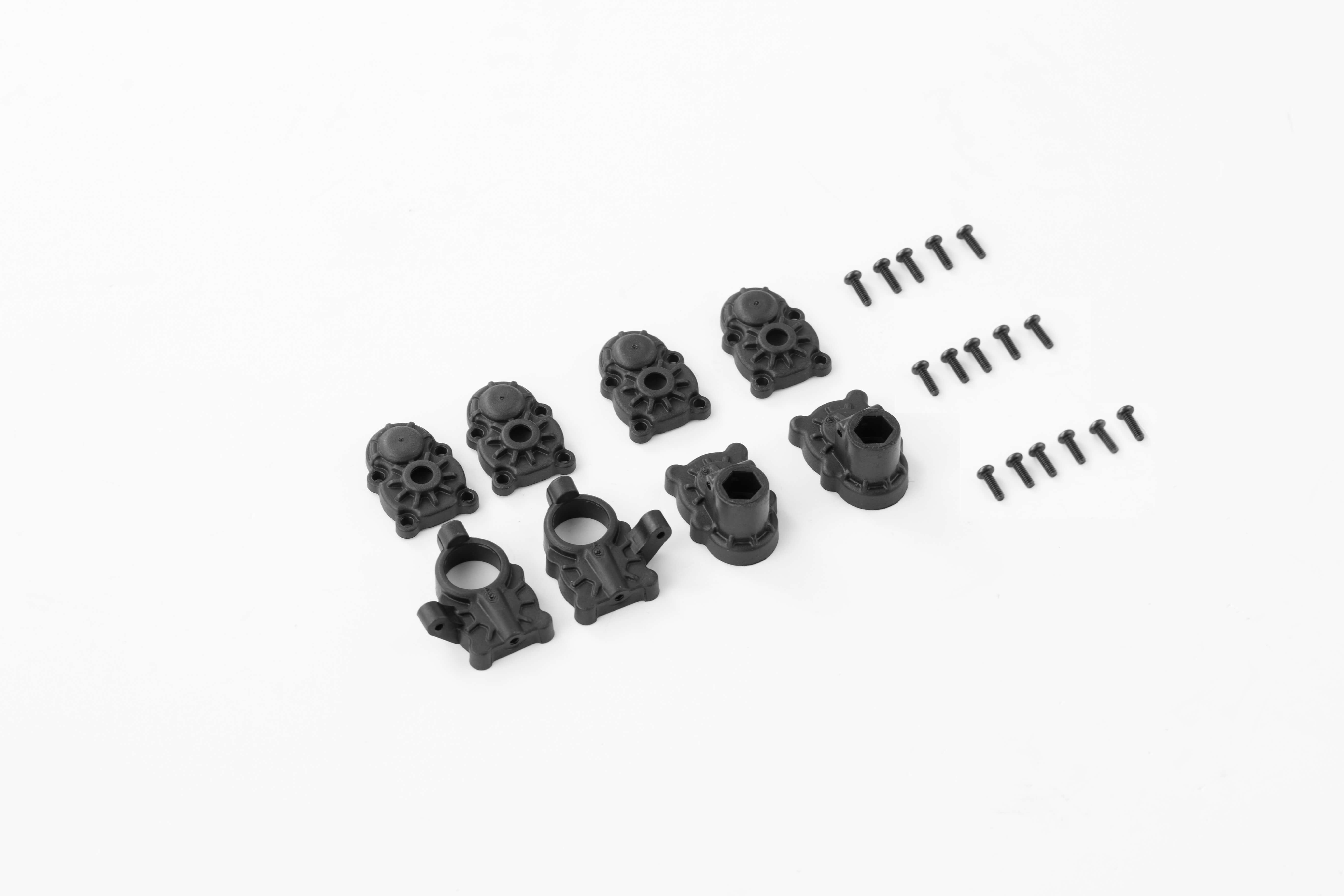 Portal axle cover set for FCX18 and FCX24 remote control vehicles