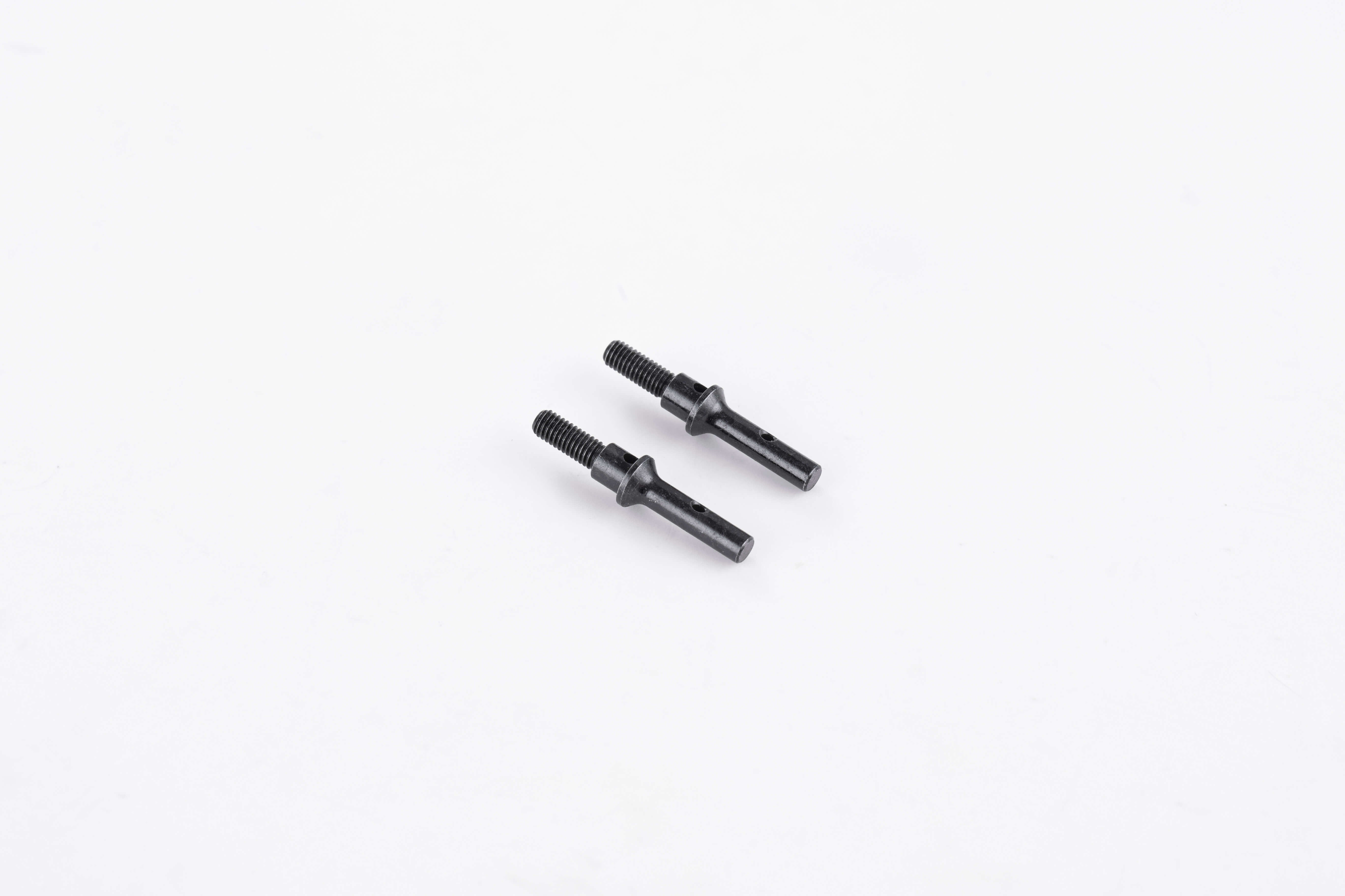 Black metal pins for securing components in RC models