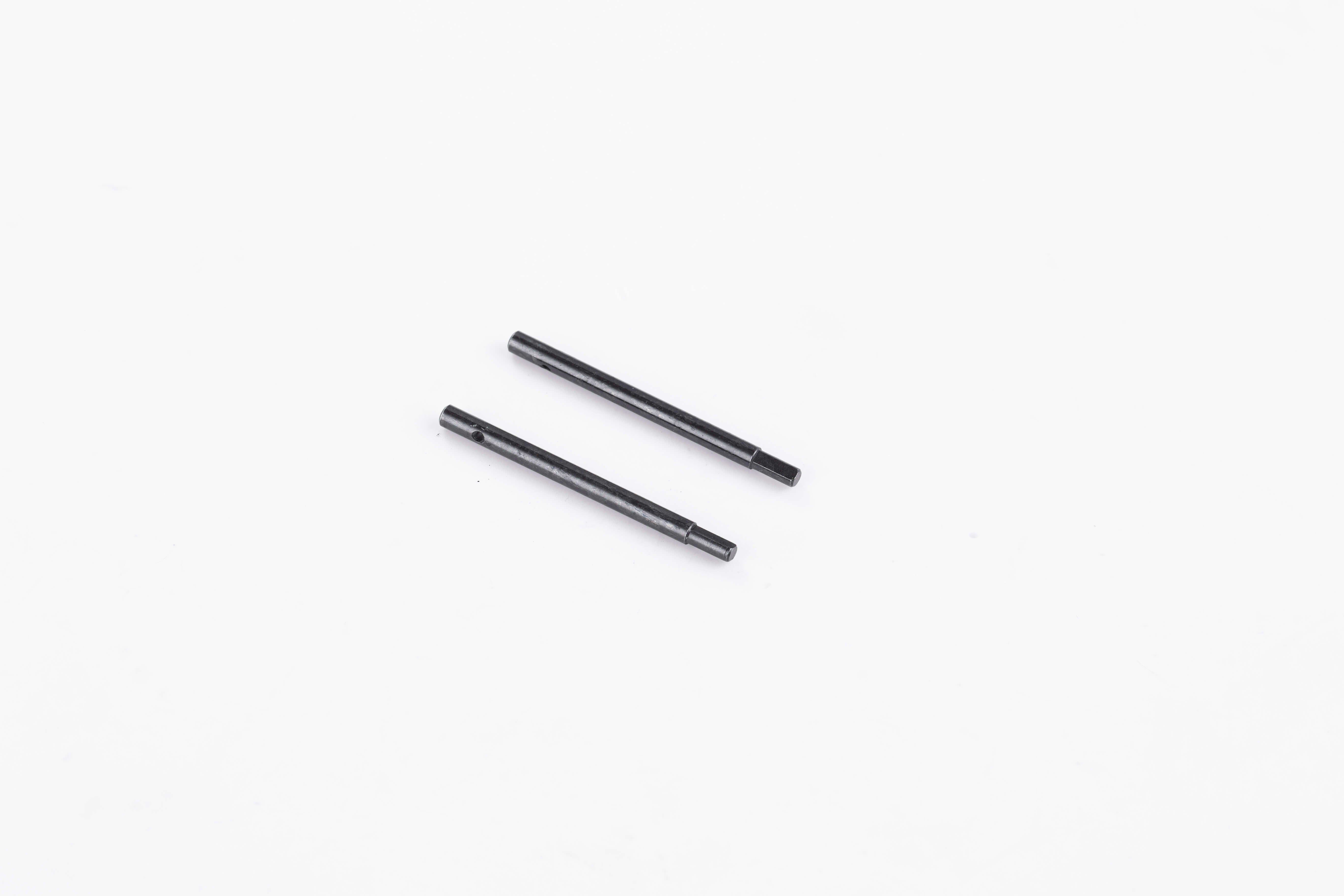 Black rear wheel shafts for FCX24/FCX18 RC models