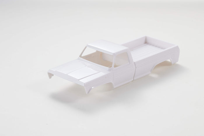 1:24 scale white pickup truck model body for customization