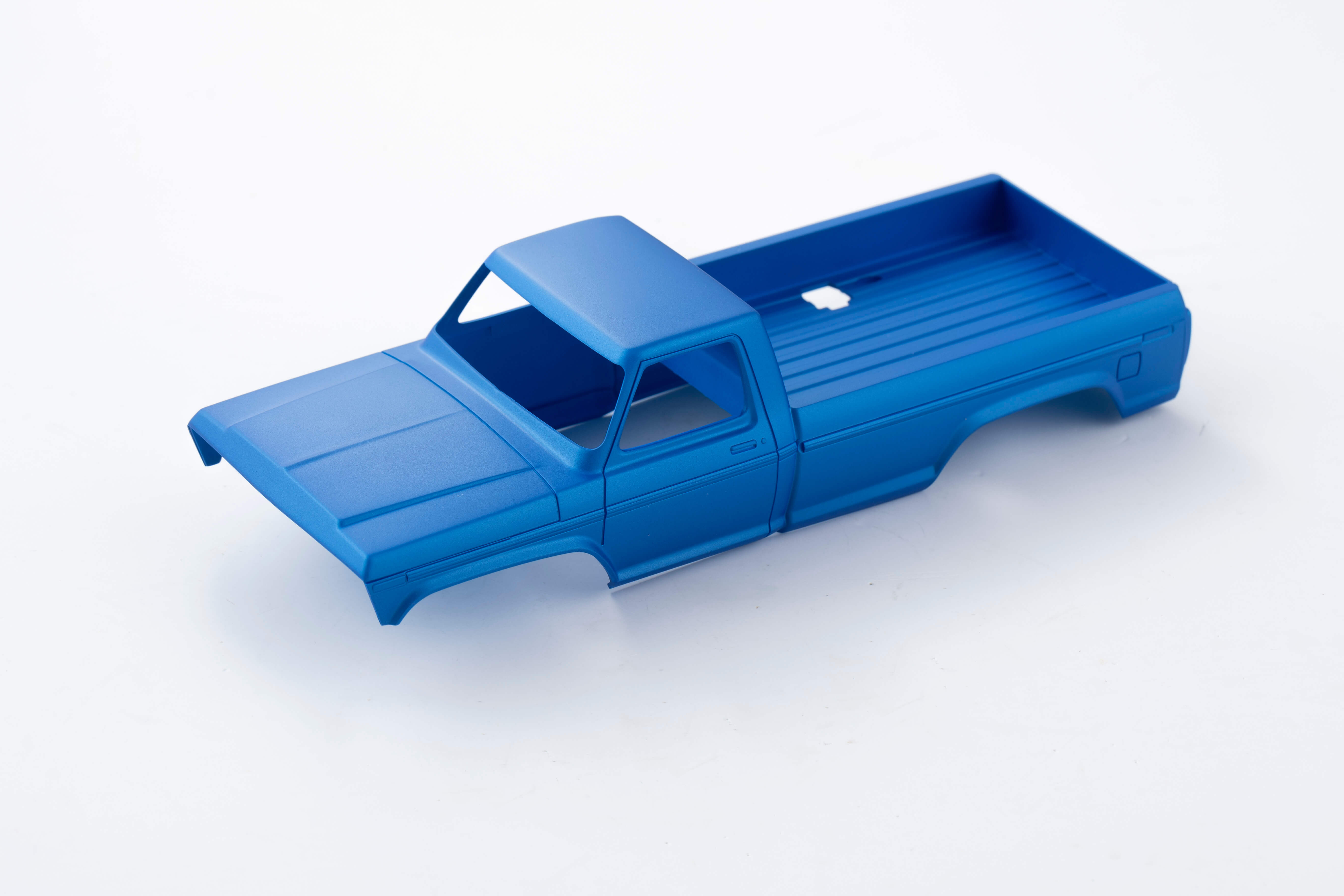 Blue plastic body shell for RC model truck